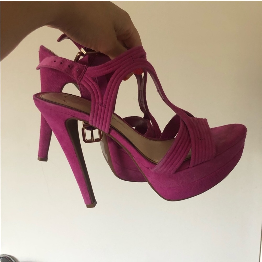 Hot pink Jessica Simpson shoes
